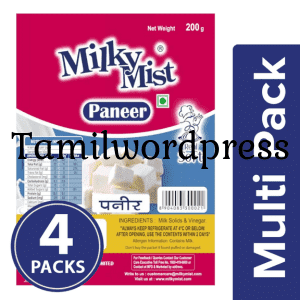 Milky Mist Paneer – Rich In Protein, Calcium, Excellent Taste, 4×200 g Multipack