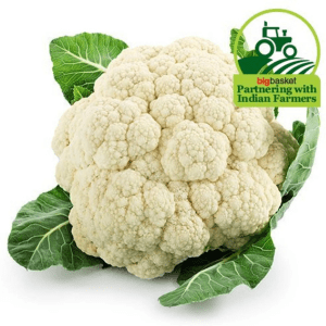 Fresho Cauliflower, 1 pc (approx. 400 to 600 g)